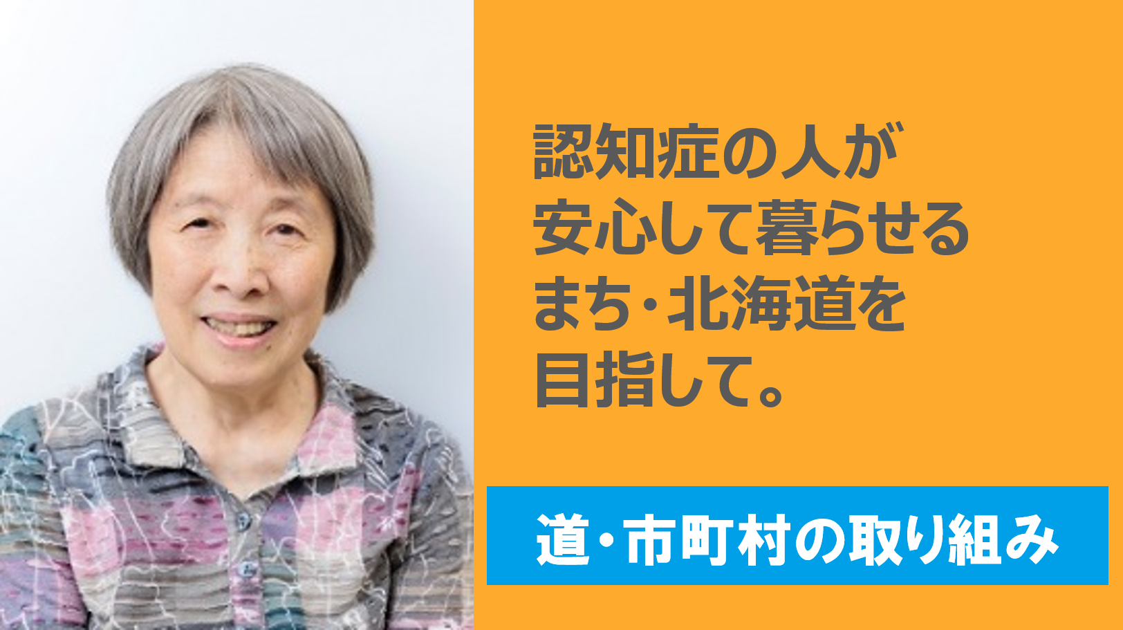 北海道や市町村の取り組みを紹介するページ