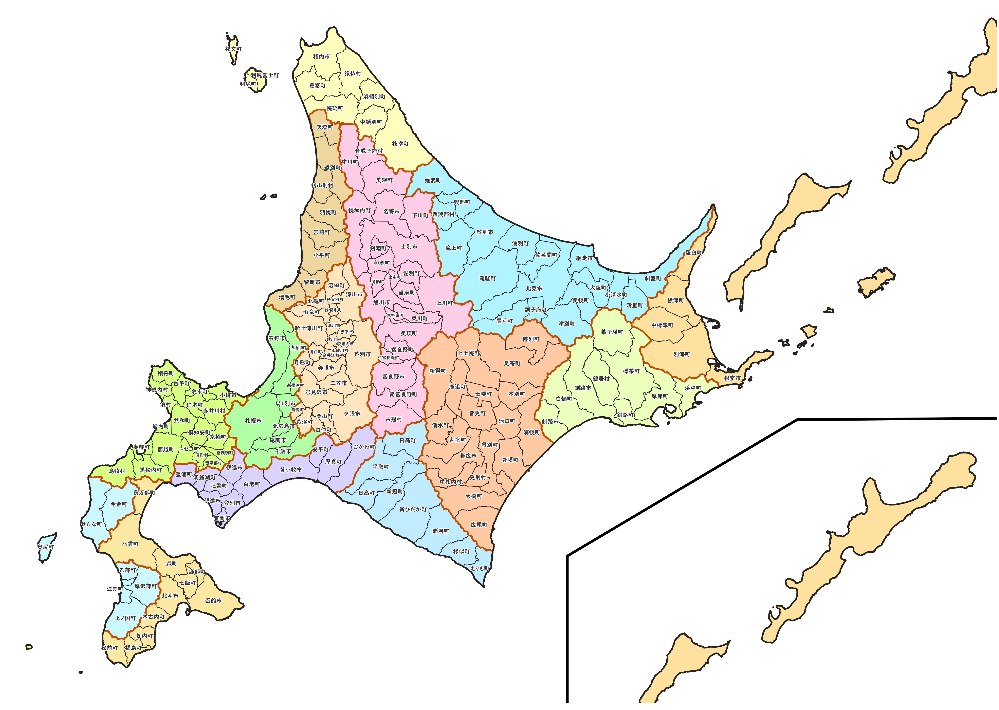 北海道の市町村