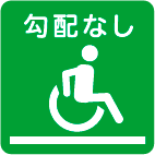 トイレまでの経路に勾配なし