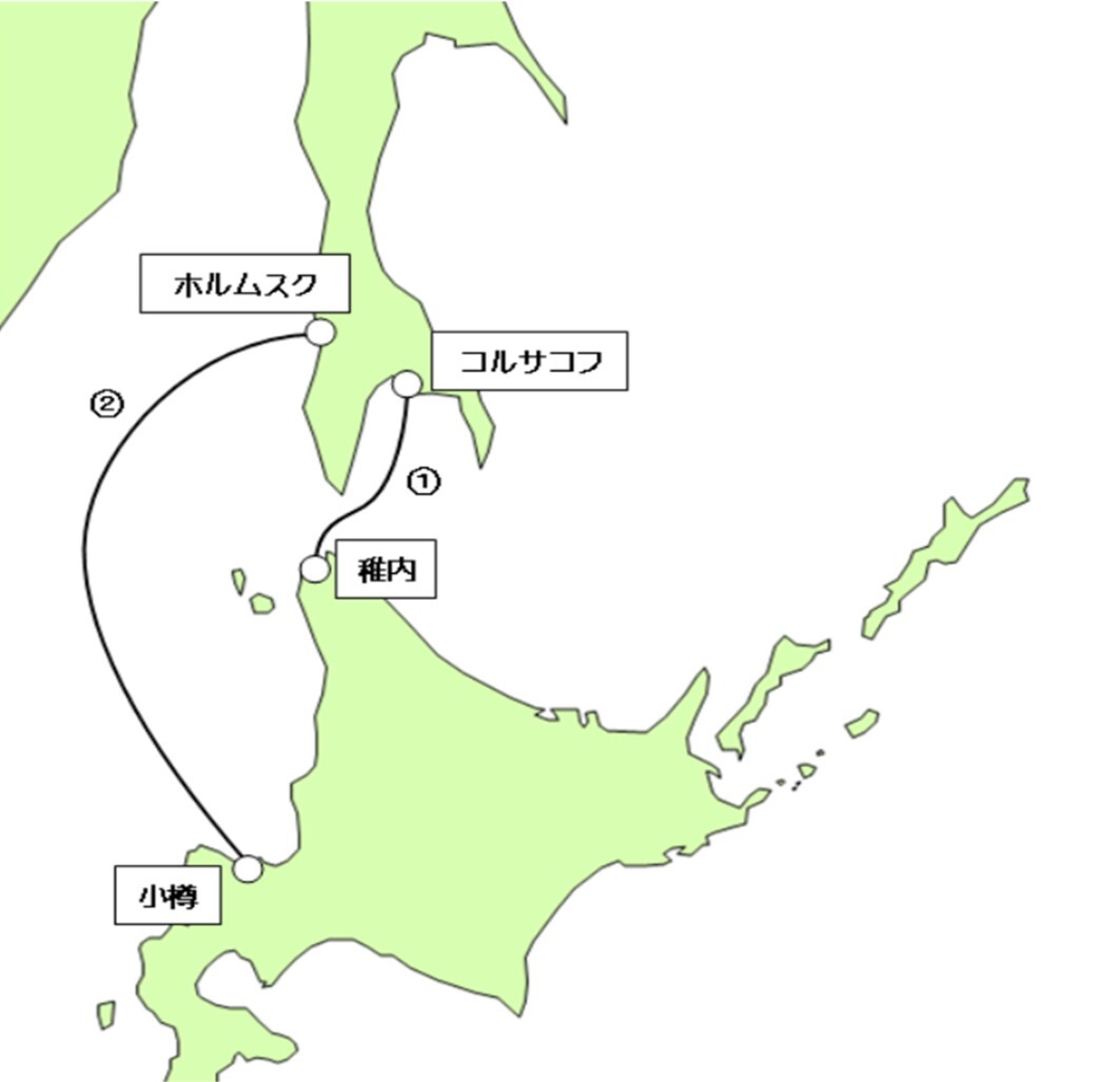 サハリン航路(図) (JPG 52.9KB)
