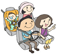 Seatbelts and child seats