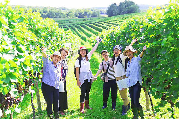 ワインぶどう畑でかんぱいツアー (JPG 202KB)
