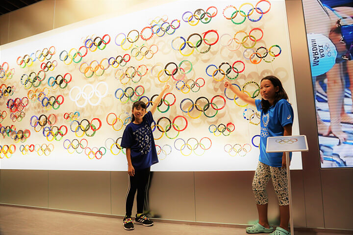 日本オリンピックミュージアムで使用されている建材