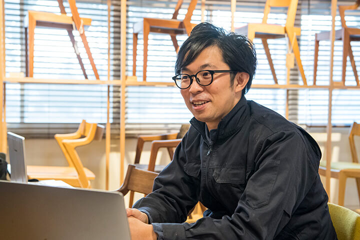 山上 裕一朗さんインタビュの様子(2)