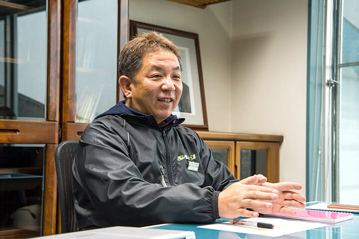 吉澤 今朝男さんインタビュの様子(1)