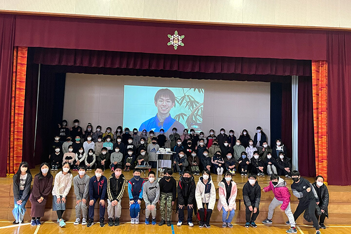 北広島市立大曲小学校との交流の様子（4）
